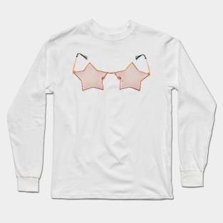 Star Shaped Sunglasses Long Sleeve T-Shirt